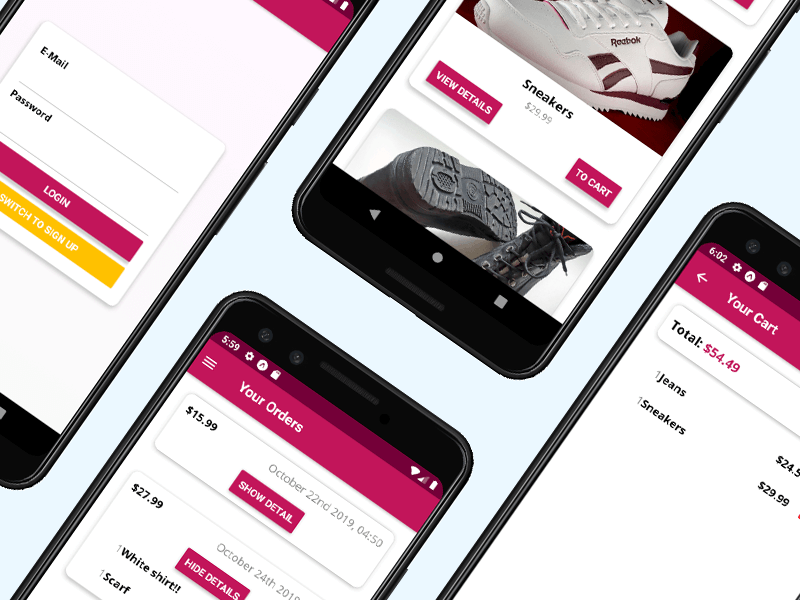 React Native Shopping app